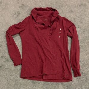Danskin Burgundy Long Sleeve Top